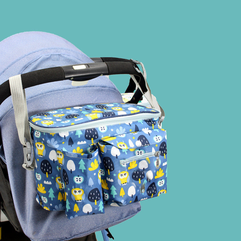 Baby Stroller Organizer Large Capacity Travel Diaper Pram Storage Bag