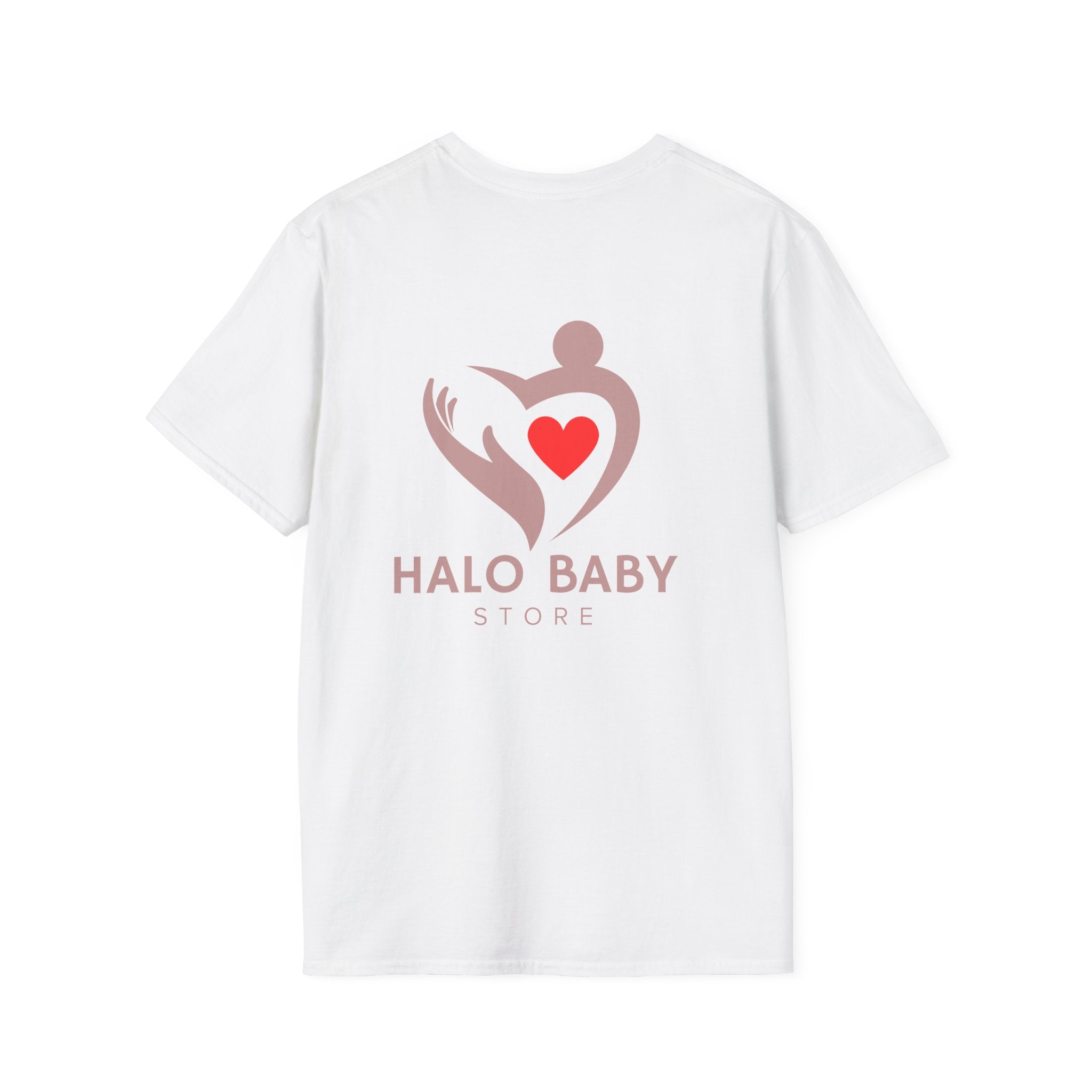 Happy Mother's Day #1 Mom T-Shirt — Halo Baby Heart Logo Tee