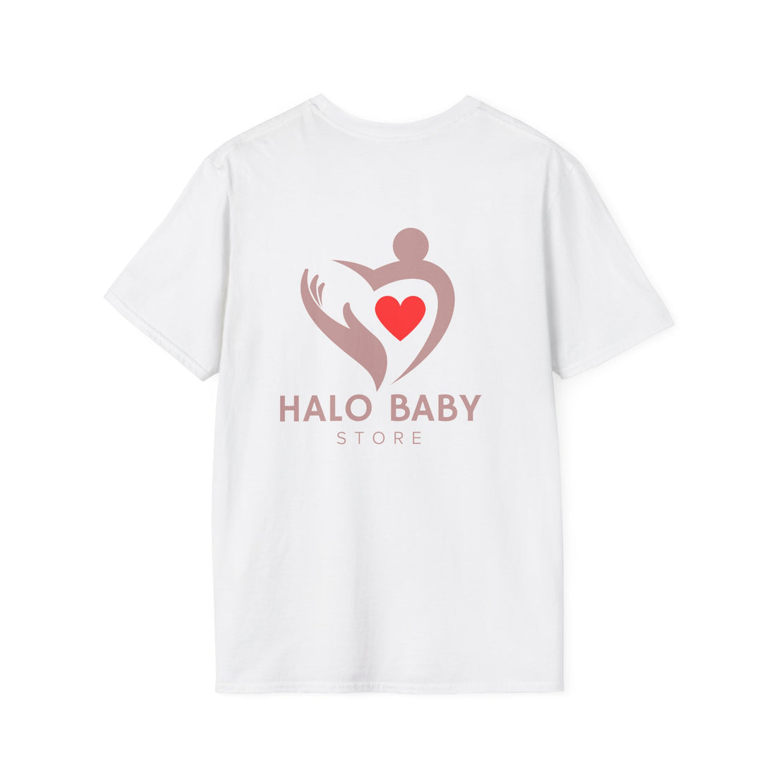 Happy Mother's Day #1 Mom T-Shirt — Halo Baby Heart Logo Tee