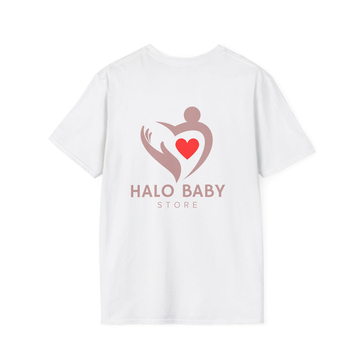 Happy Mother's Day #1 Mom T-Shirt — Halo Baby Heart Logo Tee