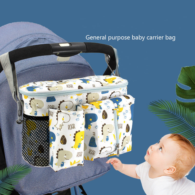Baby Stroller Organizer Large Capacity Travel Diaper Pram Storage Bag