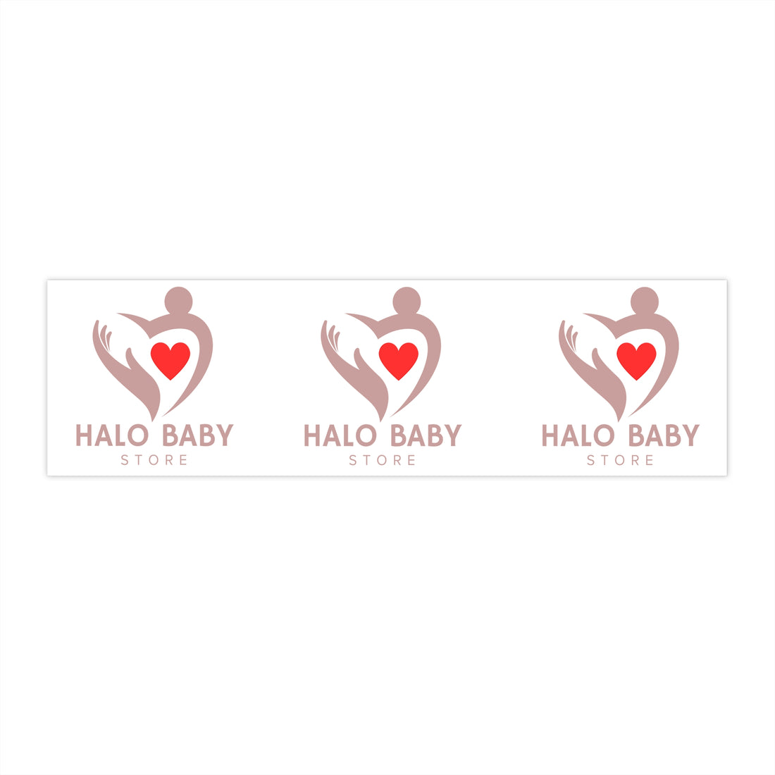 Bumper Sticker — Halo Baby Store Logo Sticker (Pack of 3)