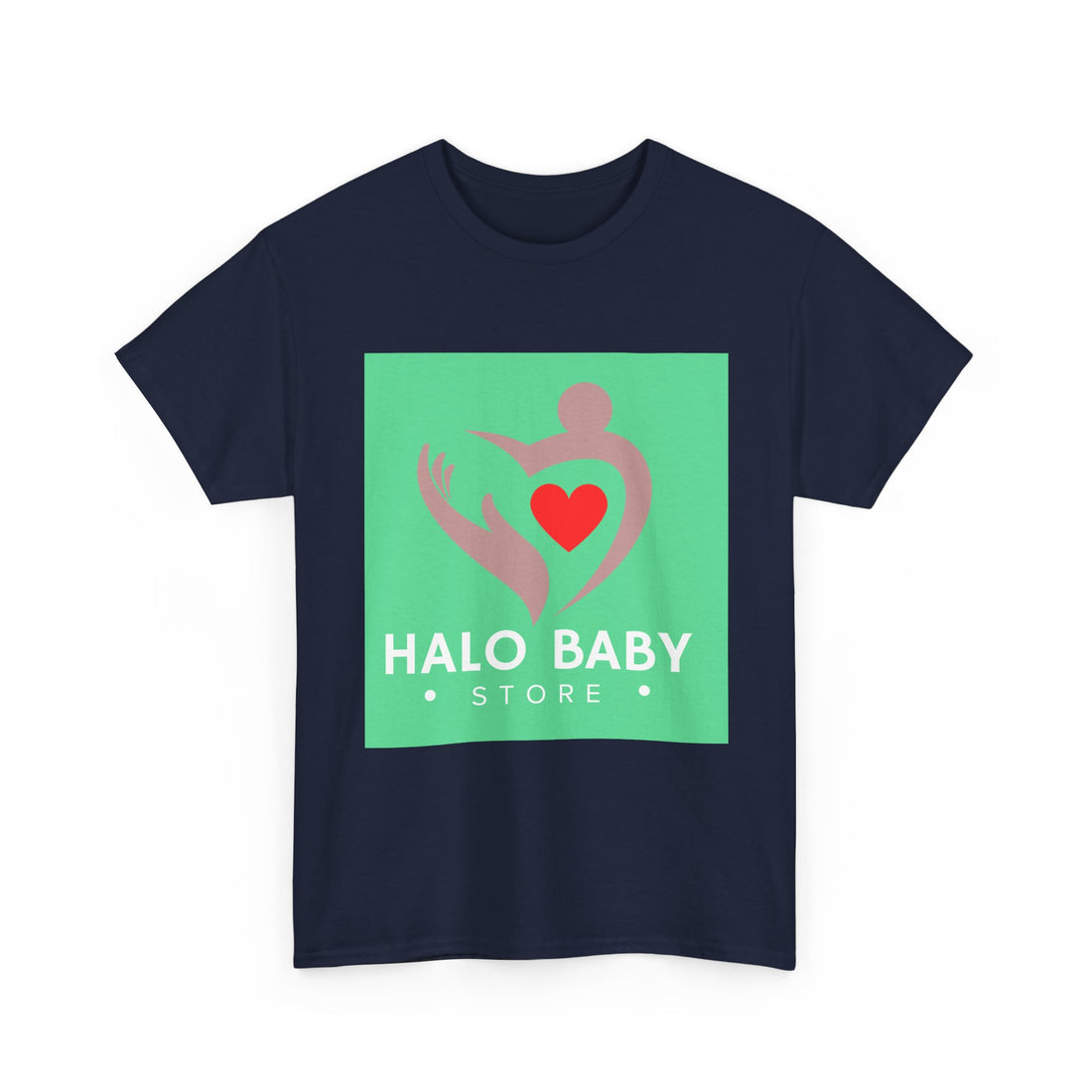 Baby Halo Logo Tee — "Halo Baby Store" Graphic T‑Shirt
