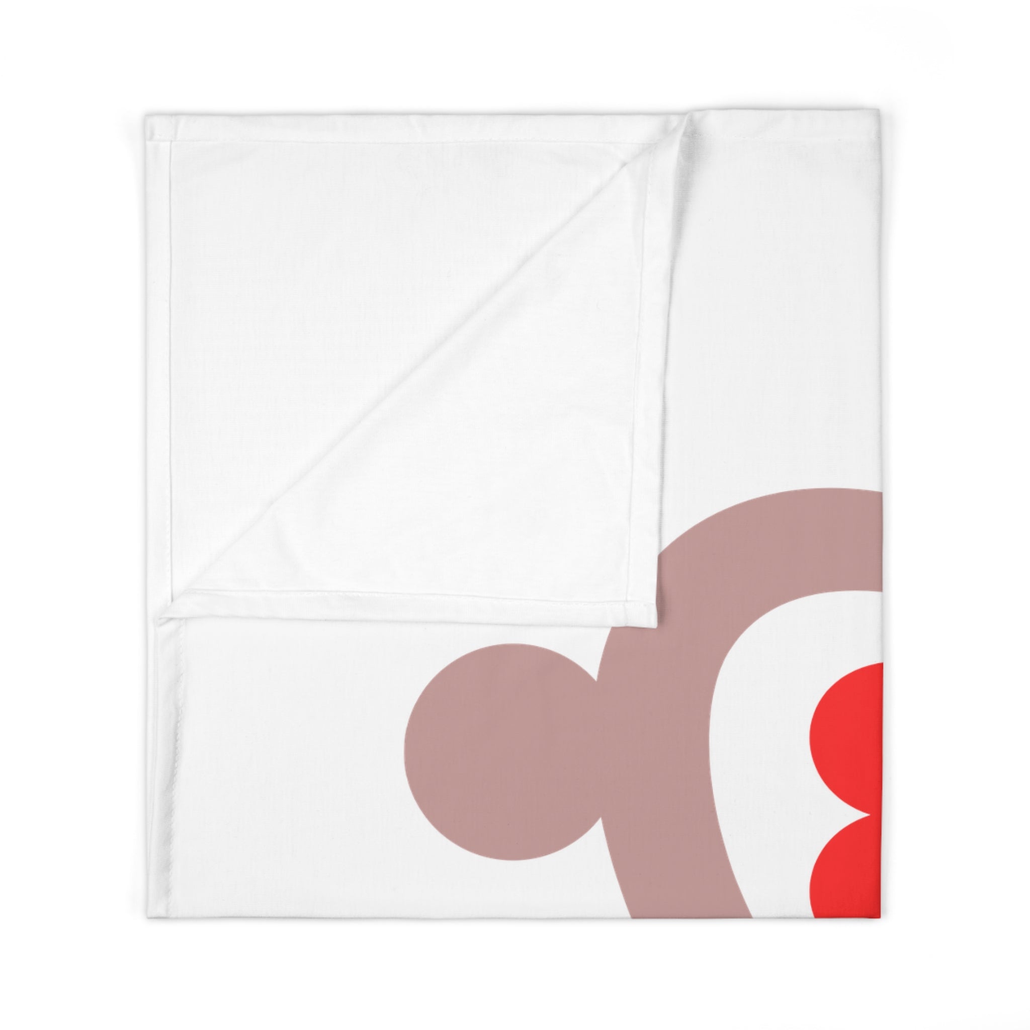 Halo Baby Swaddle Blanket — Soft Newborn Receiving Wrap with Heart Logo