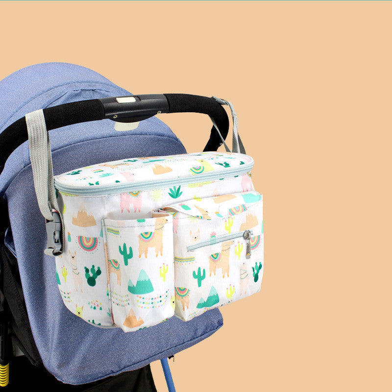 Baby Stroller Organizer Large Capacity Travel Diaper Pram Storage Bag