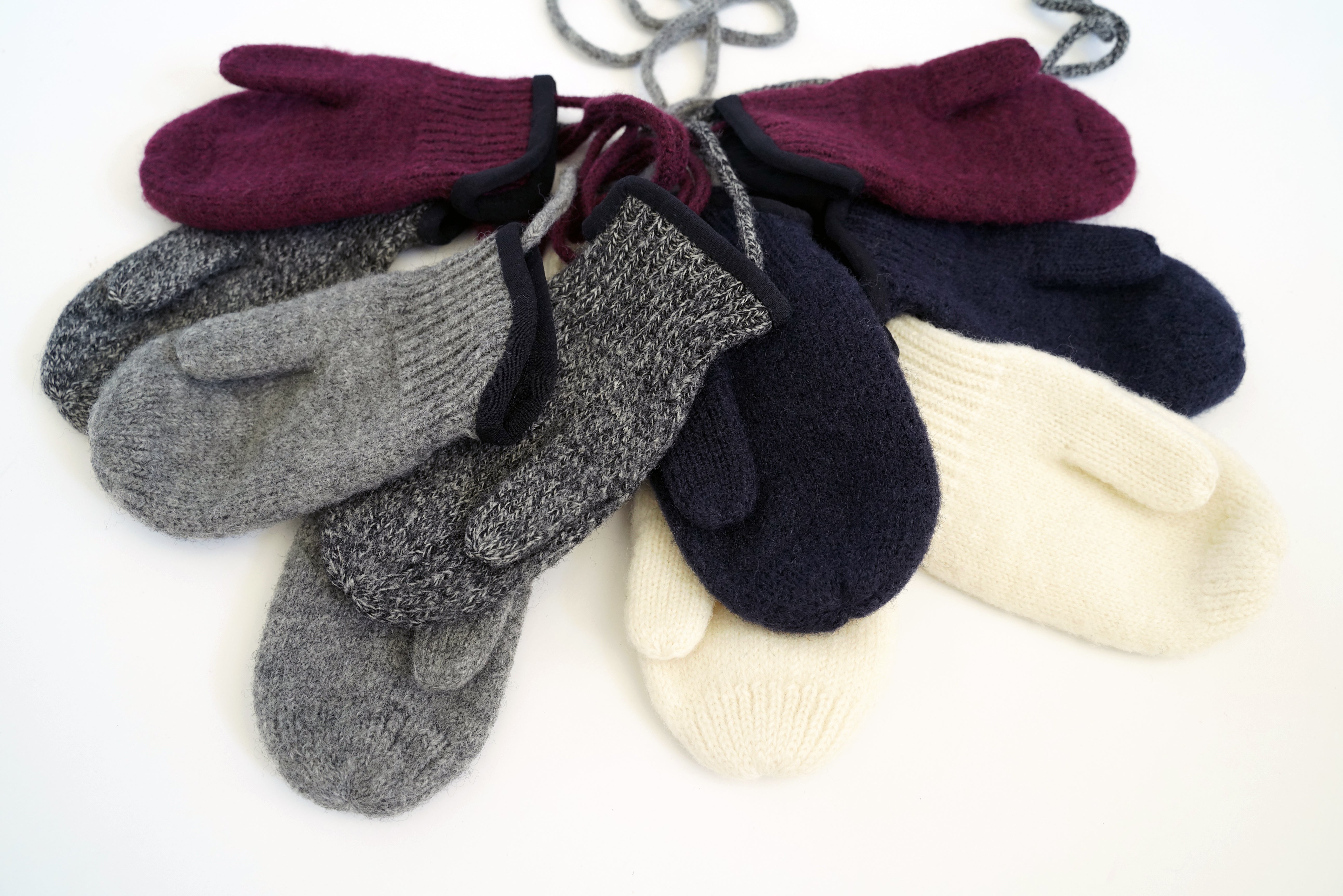 tittimitti® 100% Virgin Wool Baby Toddler Kids Thumbed Mittens OEKO-TEX Standard 100