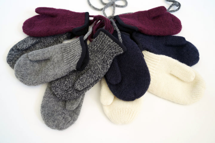 tittimitti® 100% Virgin Wool Baby Toddler Kids Thumbed Mittens OEKO-TEX Standard 100