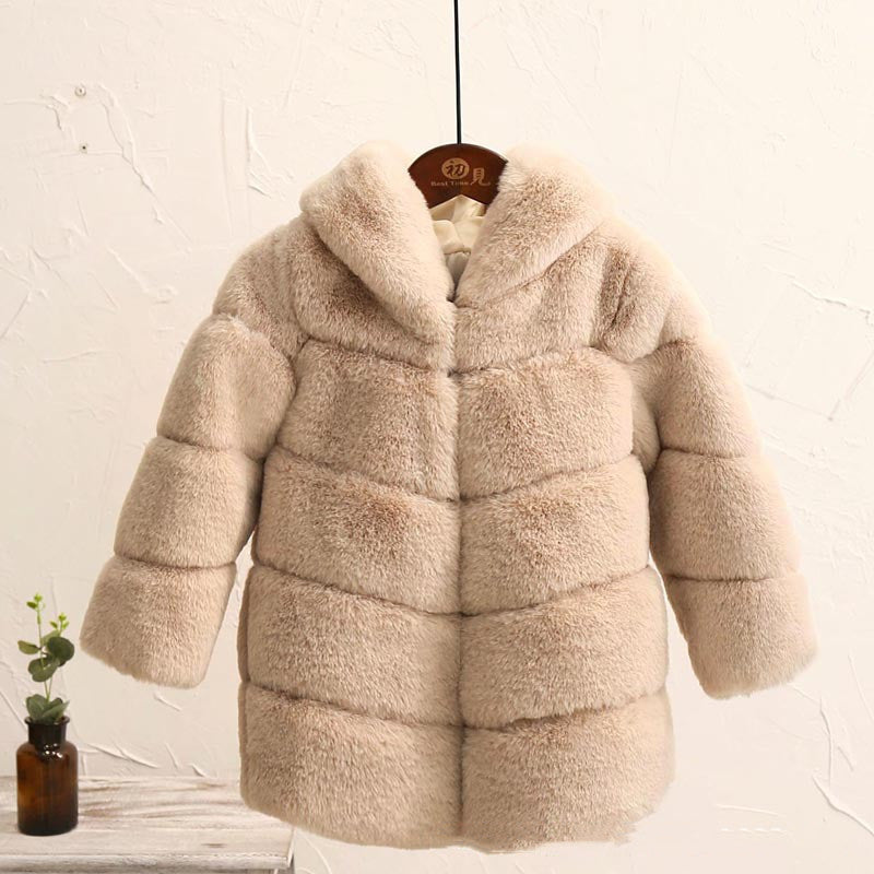 Toddler Girls' Fur Coat - # GIAA21210046