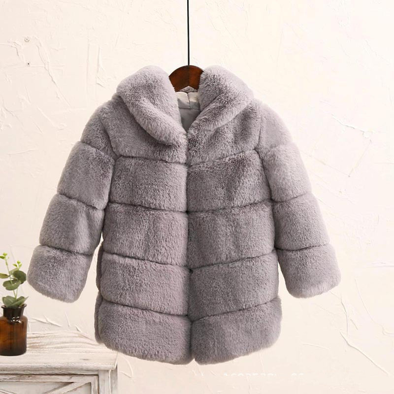 Toddler Girls' Fur Coat - # GIAA21210046