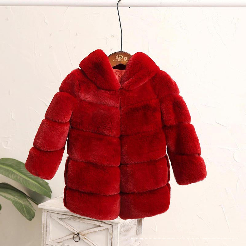 Toddler Girls' Fur Coat - # GIAA21210046
